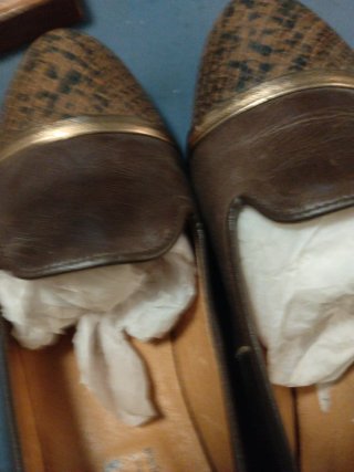 Zapatos Lince Marrones y Dorados Mujer