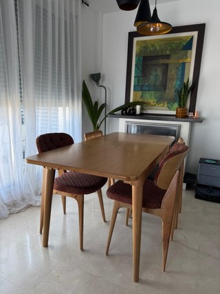 Mesa comedor extensible 4-8 personas