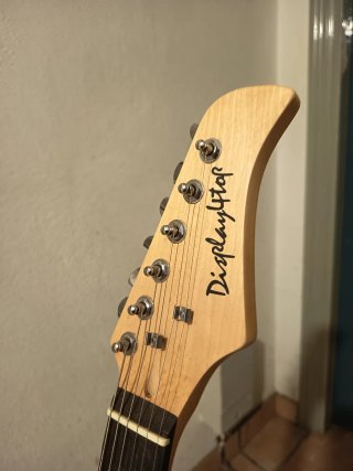 Guitarra Eléctrica Verde y Negra