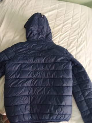 Giacchetto per bambini blu con cappuccio
