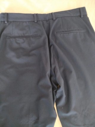 Pantalón Zara Slim Fit Talla 38 Azul