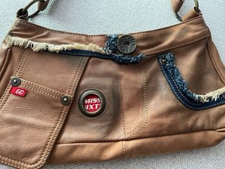 Bolso Miss Sixty piel sintetica desgastada