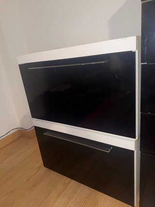 2 Mesitas de Noche Negras y Blancas