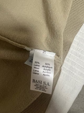 Chaqueta Lacoste Lana Beige Nueva