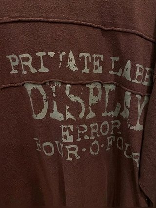 Camiseta Manga Larga Opium Error 404 Granate...