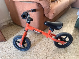 Bicicleta infantil naranja