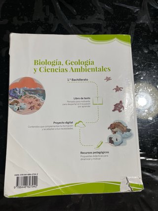 Libros 1ro bachillerato biosanitario (ciencias)