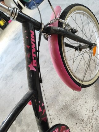 Bicicleta niña B'TWIN rosa