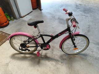 Bicicleta niña B'TWIN rosa