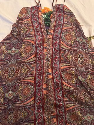 Vestido estampado bohemio