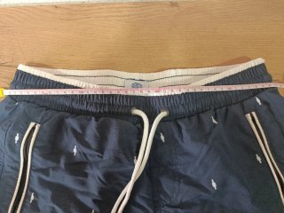 Bañador azul con estampado
