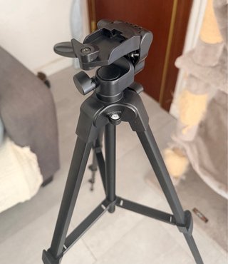 Trípode profesional negro