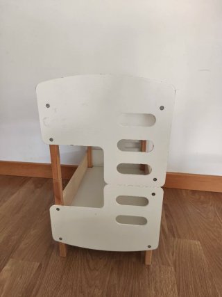 Cuna de juguete de madera para bebés