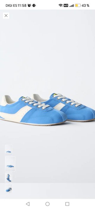 Zapatillas Zara x Penn Talla 40