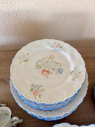 Vajilla Porcelana Capeans Made in Spain 84 Piezas