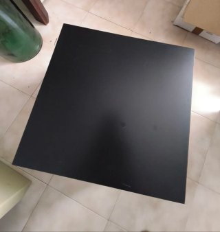 Mesita de noche Ikea negra