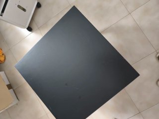 Mesita de noche Ikea negra