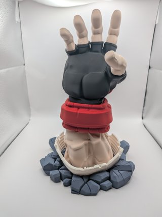 Soporte mando inspirado en Ryu de Street Fighter