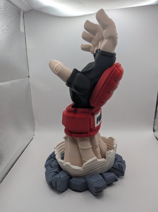 Soporte mando inspirado en Ryu de Street Fighter