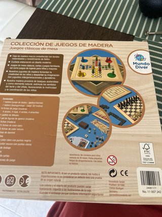 Colección Juegos de Madera Clásicos Mesa