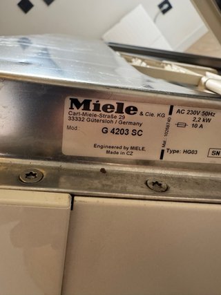 Lavavajillas Miele Active SC G 4203 SC