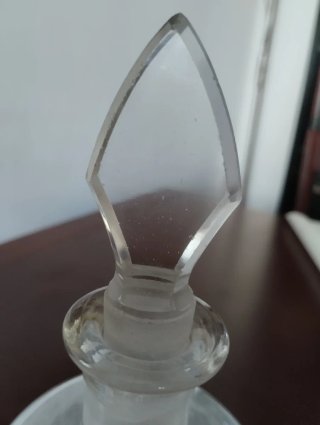 Bote Farmacia Cristal Antiguo
