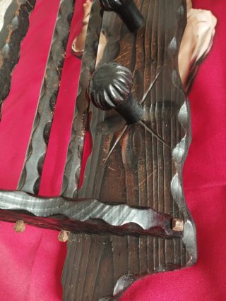 Perchero madera antiguo