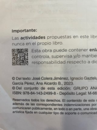 Libro de matemáticas B 4 eso