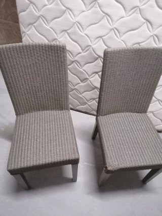 Sillas de exterior Kok Maison de ratán color gris