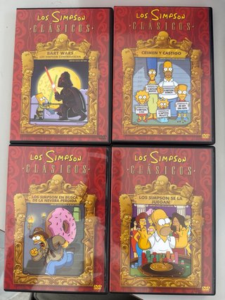 Colección DVD Los Simpsons Clásicos. 12 dvd