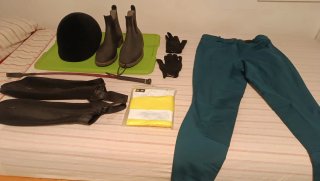 Set Hípica Negro Talla Única