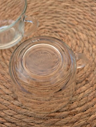 Tazas Duralex transparentes de vidrio