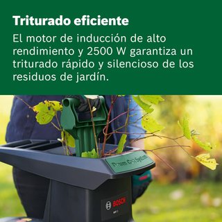 Trituradora de jardín eléctrica Bosch AXT 25 D