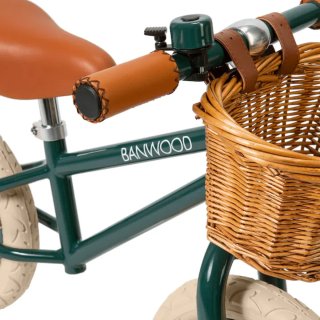 Bici sin pedales Banwood verde oscuro