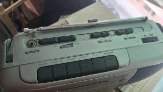 Radio Cassette ELBE Gris/ vintag