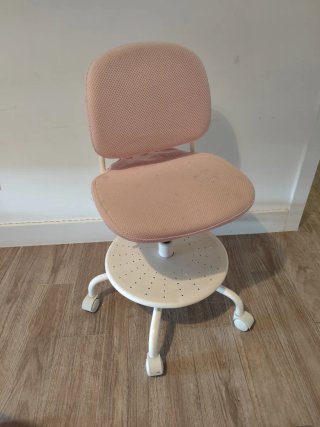 Silla de escritorio infantil rosa