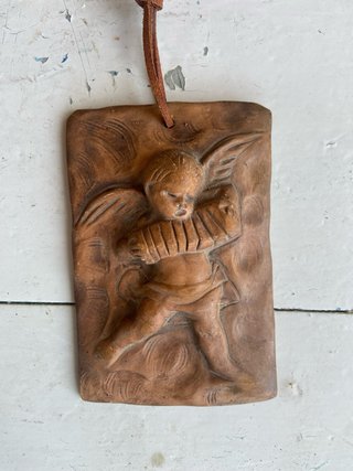 Due Formelle Ceramica Leonardi Rovereto – Angeli