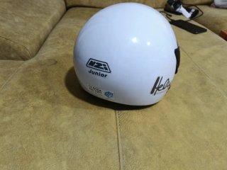 Casco de moto con visera Marca nzi helix jinior