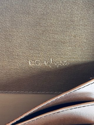 Maletín vintage El Corte Inglés de piel