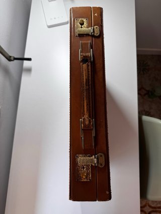 Maletín vintage El Corte Inglés de piel