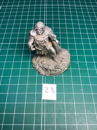 Figura de plomo guerrero