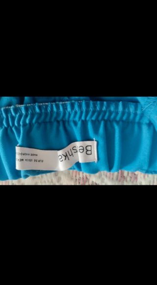 Bermudas mujer azul