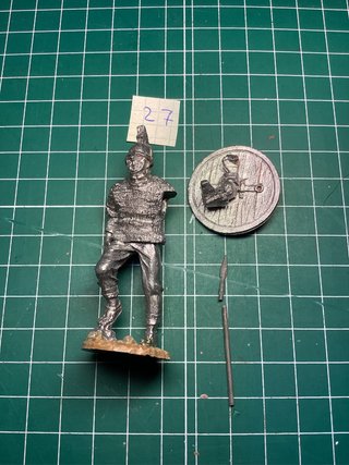 Figura Plomo Soldado Romano