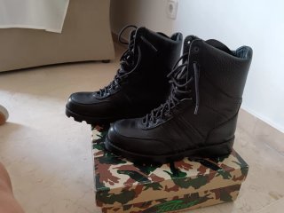 Botas de piel 42 negras