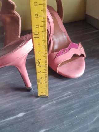 Sandali Max & Co rosa con tacco