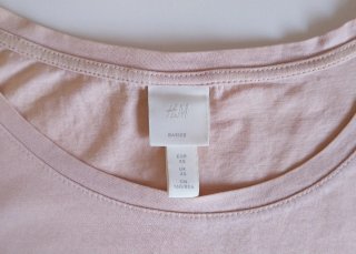 Camiseta holgada rosa claro