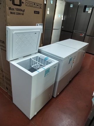 Arcón Congelador Exposición Blanco desde