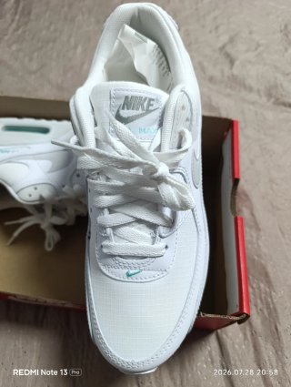 Nike Air Max 90 Blancas y Turquesa