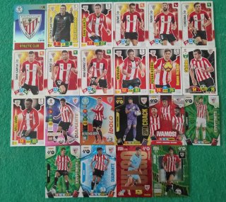 Lote cromos Athletic Club Adrenalyn XL