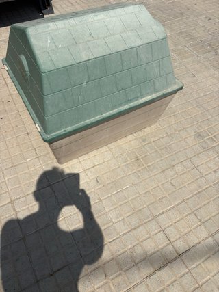 Caseta para perro de plástico